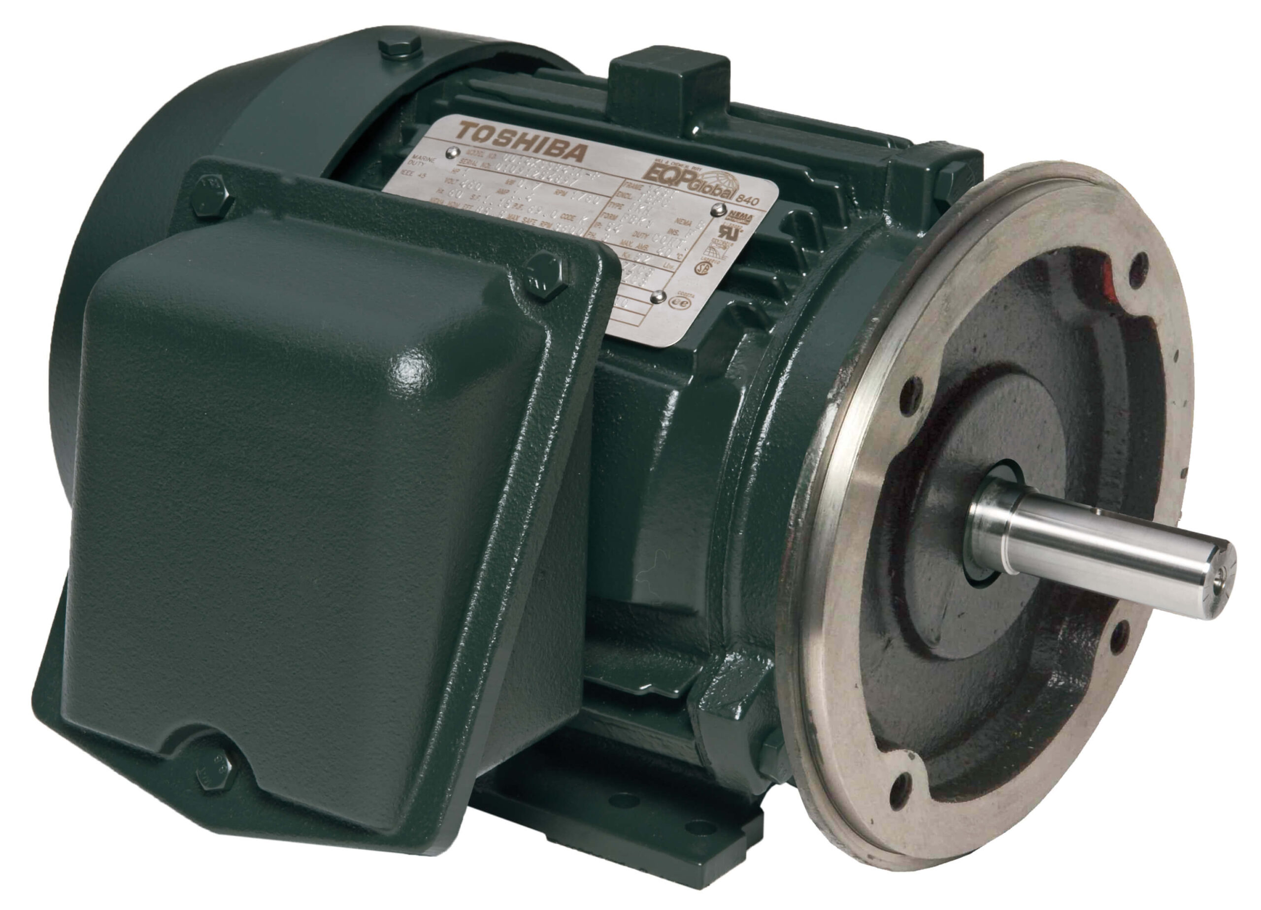 Toshiba 3/4HP 1200RPM EQP GLOBAL 840 Motor 143TC